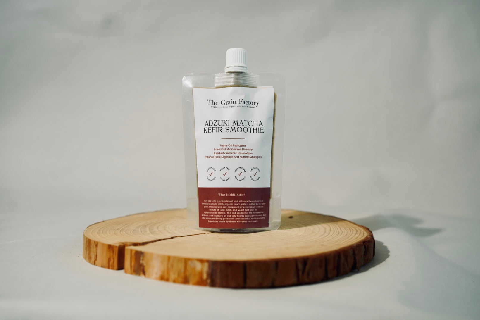 Adzuki Matcha Kefir Smoothie