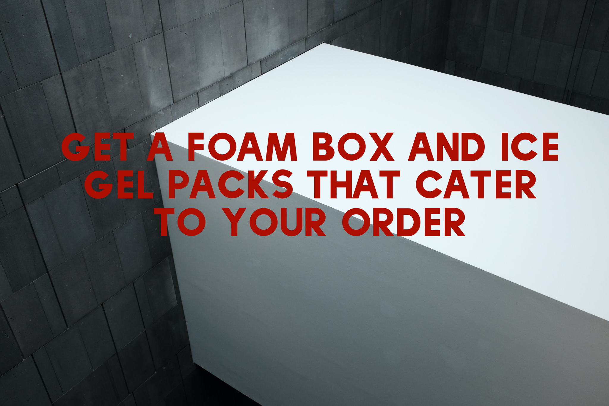 Foam box and Insulation bag